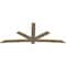 Ekena Millwork Alberta Rough Sawn Timber Gable Bracket, Douglas Fir, 108"W x 45"H x 2"D x 6"F, 10/12 Pitch GBW108X45X0206ALB00RDF - alternate 5